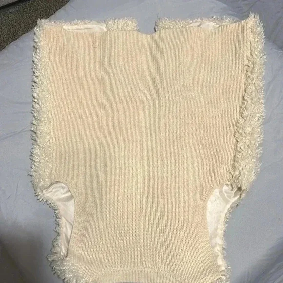 Sherpa Vest in XL Cream Terra an Sky - Picture 7 of 10